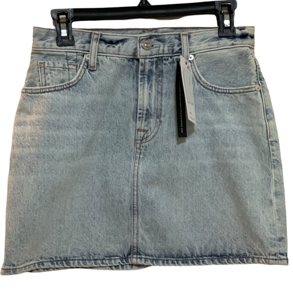 7 For All Mankind Dresses & Skirts - NWT 7 for all Mankind light wash Denim Mini Skirt size 25